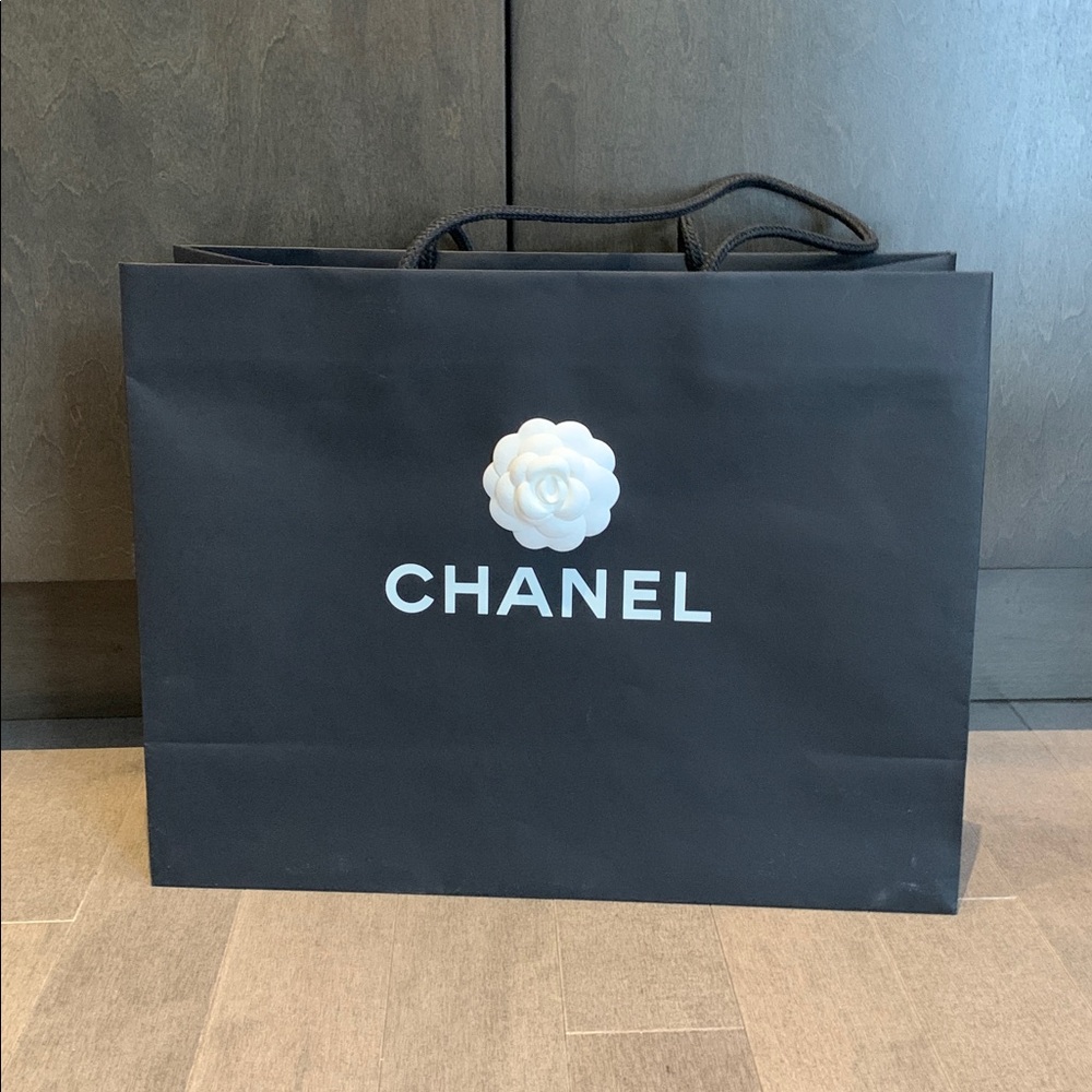 Authentic Chanel shopping bag from boutique